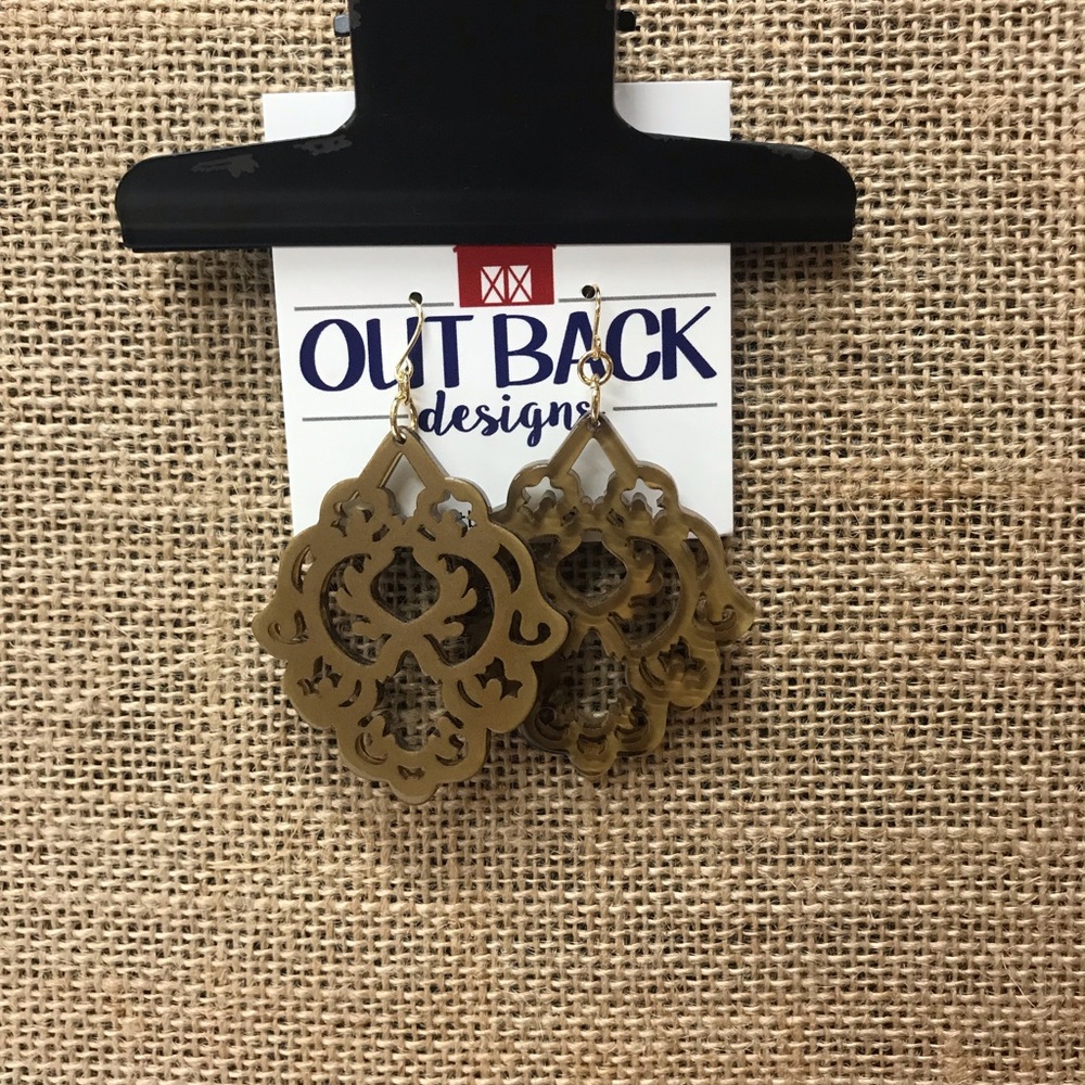 NWT Acrylic Hypoallergenic Fishhook Earrings